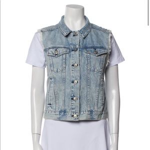 RAG & BONE DENIM VEST size large